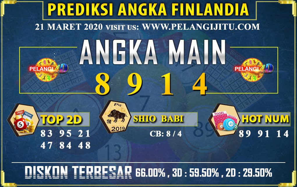 PREDIKSI TOGEL FINLANDIA LOTTERY 21 MARET 2020