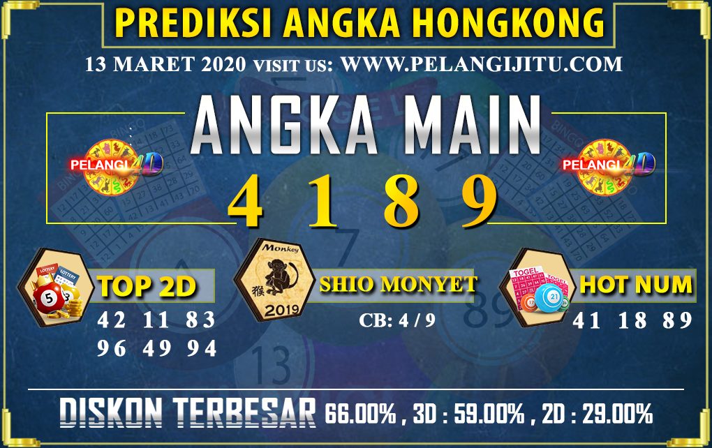 PREDIKSI TOGEL HONGKONG POOLS 14 MARET 2020