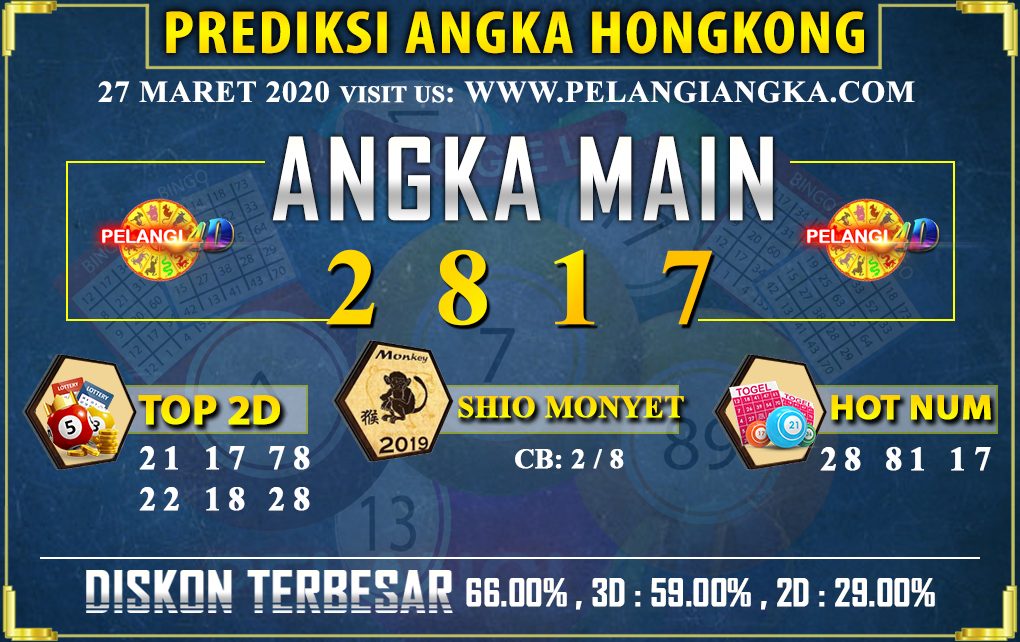 PREDIKSI TOGEL HONGKONG POOLS 27 MARET 2020