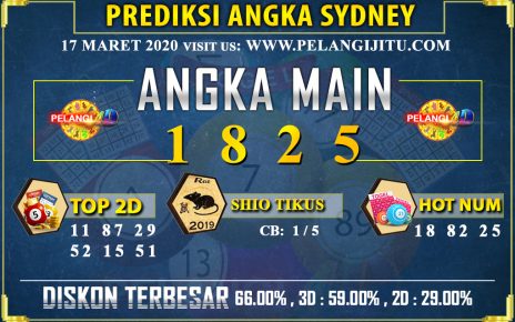 PREDIKSI TOGEL SYDNEY POOLS 17 MARET 2020