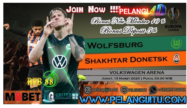 Prediksi Wolfsburg Vs Shakhtar Donetsk 13 Maret 2020 Pukul 03.00 WIB