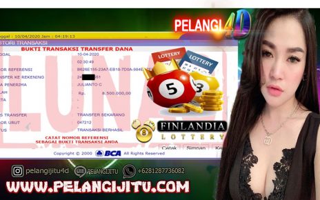 JACKPOT TOGEL FINLANDIA 8.500.000 DI Pelangi4D