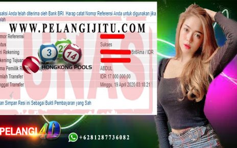 BUKTI JACKPOT TOGEL DI Pelangi4D