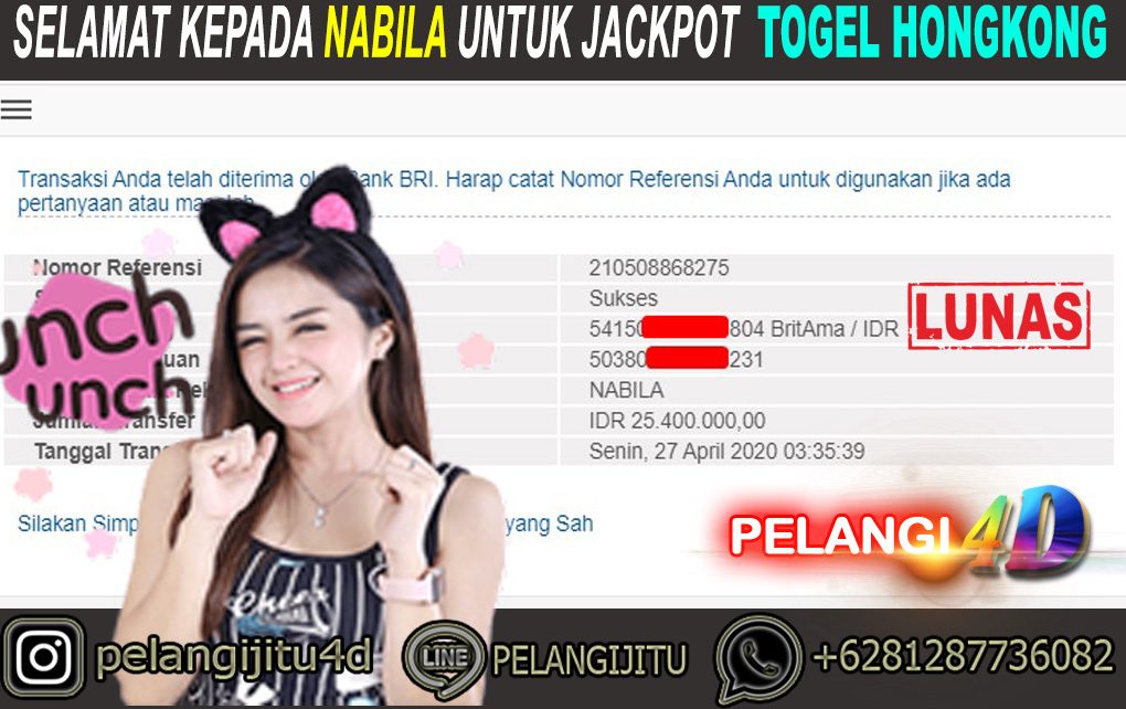 Member Pelangi4d Jackpot Togel HOGKONG 25JT