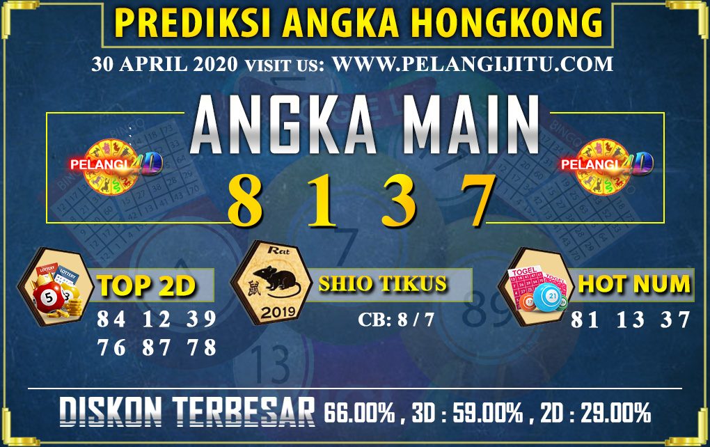 PREDIKSI TOGEL HONGKONG POOLS 30 APRIL 2020