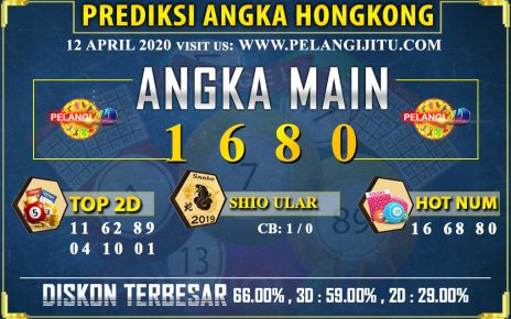 PREDIKSI TOGEL HONGKONG POOLS 12 APRIL 2020