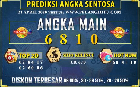 PREDIKSI TOGEL SENTOSA POOLS 23 APRIL 2020