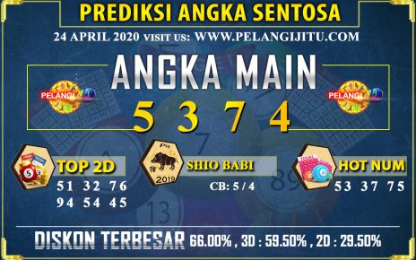 PREDIKSI TOGEL SENTOSA POOLS 24 APRIL 2020