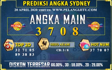 PREDIKSI TOGEL SYDNEY POOLS 20 APRIL 2020