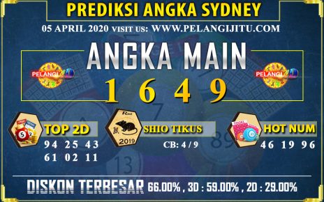 PREDIKSI TOGEL SYDNEY POOLS 5 APRIL 2020