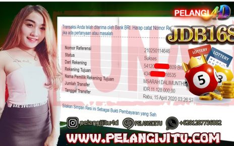 BUKTI JACKPOT SLOT JDB DI Pelangi4D