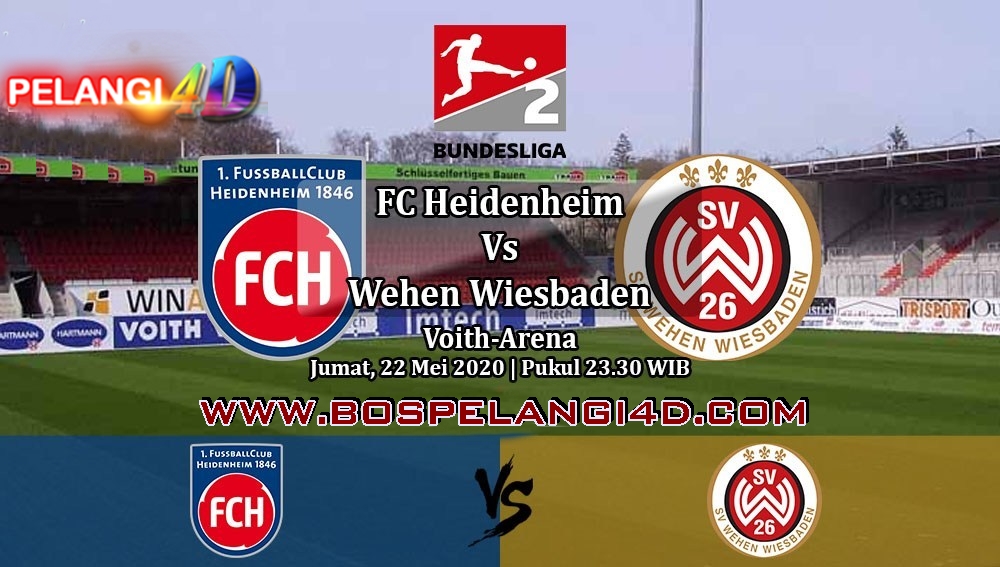 Prediksi FC Heidenheim Vs Wehen Wiesbaden 22 Mei 2020 Pukul 23.30 WIB