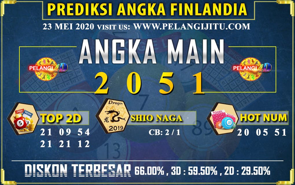 PREDIKSI TOGEL FINLANDIA LOTTERY 23 MEI 2020