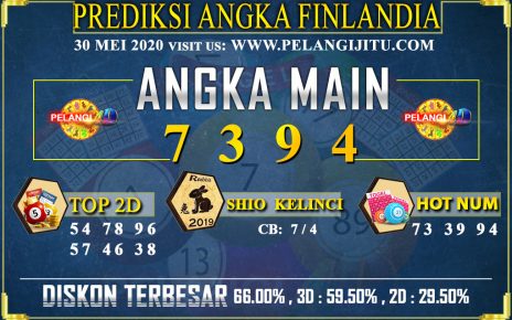 PREDIKSI TOGEL FINLANDIA LOTTERY 30 MEI 2020