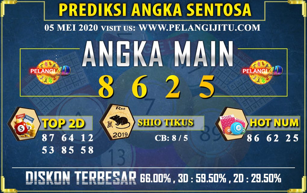 PREDIKSI TOGEL SENTOSA POOLS 05 MEI 2020