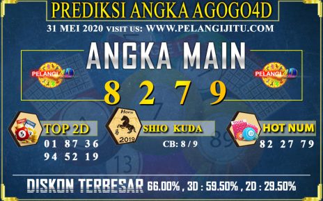 PREDIKSI TOGEL AGOGO4D 31 MEI 2020