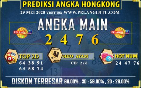 PREDIKSI TOGEL HONGKONG POOLS 29 MEI 2020