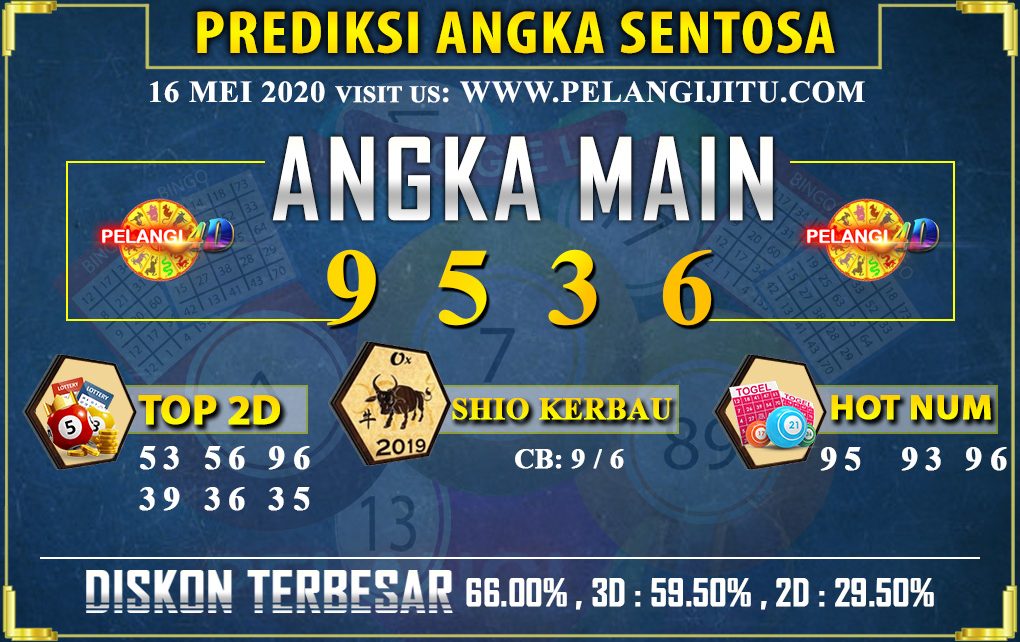 PREDIKSI TOGEL SENTOSA POOLS 16 MEI 2020