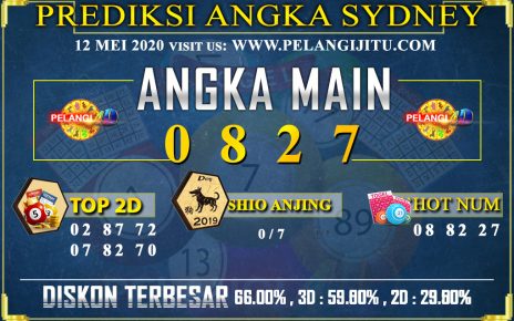 PREDIKSI TOGEL SYDNEY POOLS 12 MEI 2020