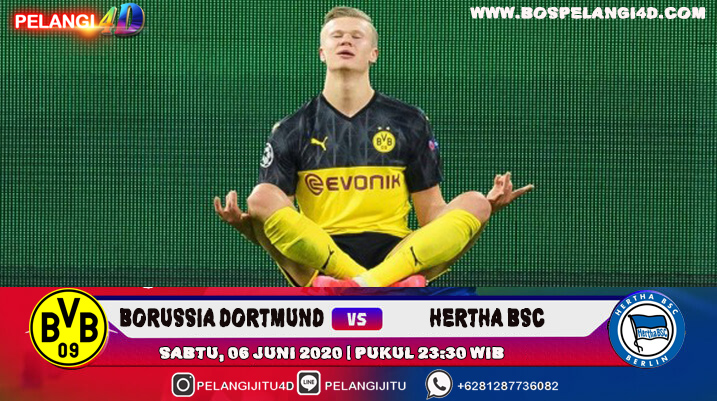 Prediksi Borussia Dortmund Vs Hertha BSC 06 Juni 2020