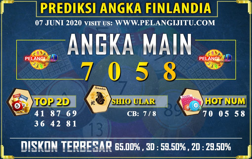 PREDIKSI TOGEL FINLANDIA LOTTERY 07 JUNI 2020