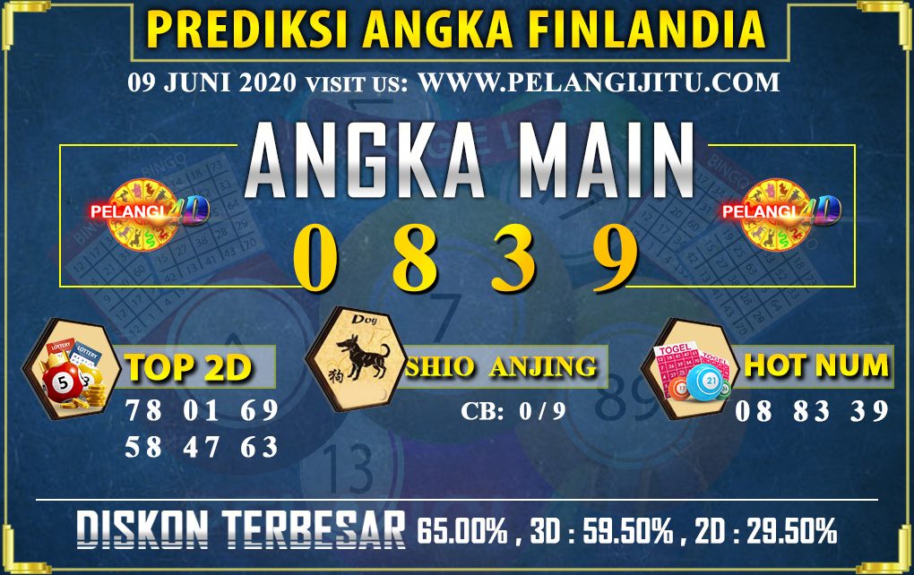 PREDIKSI TOGEL FINLANDIA LOTTERY 09 JUNI 2020