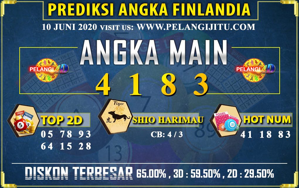 PREDIKSI TOGEL FINLANDIA LOTTERY 10 JUNI 2020