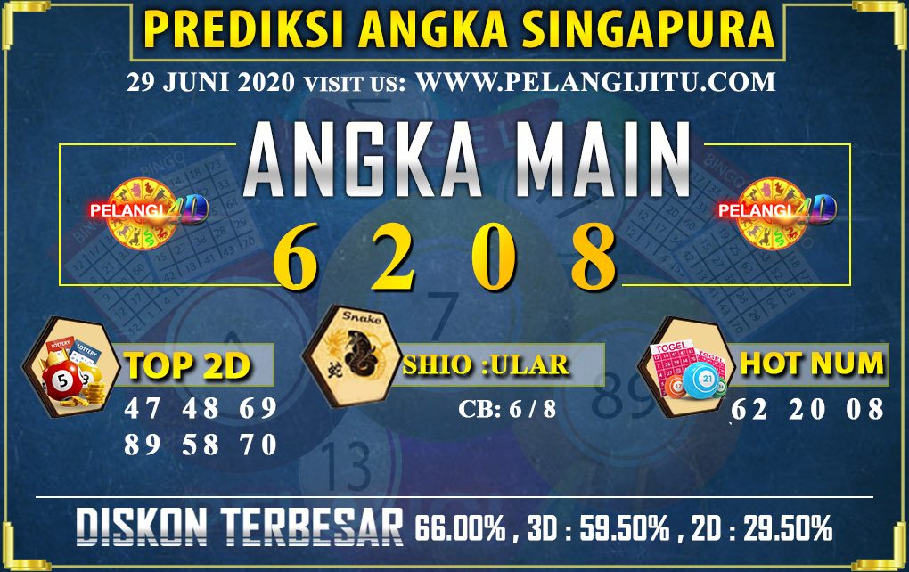 PREDIKSI TOGEL SINGAPORE POOLS 29 JUNI 2020