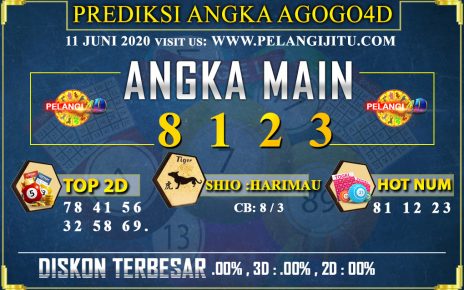 PREDIKSI TOGEL AGOGO4D 11 JUNI 2020