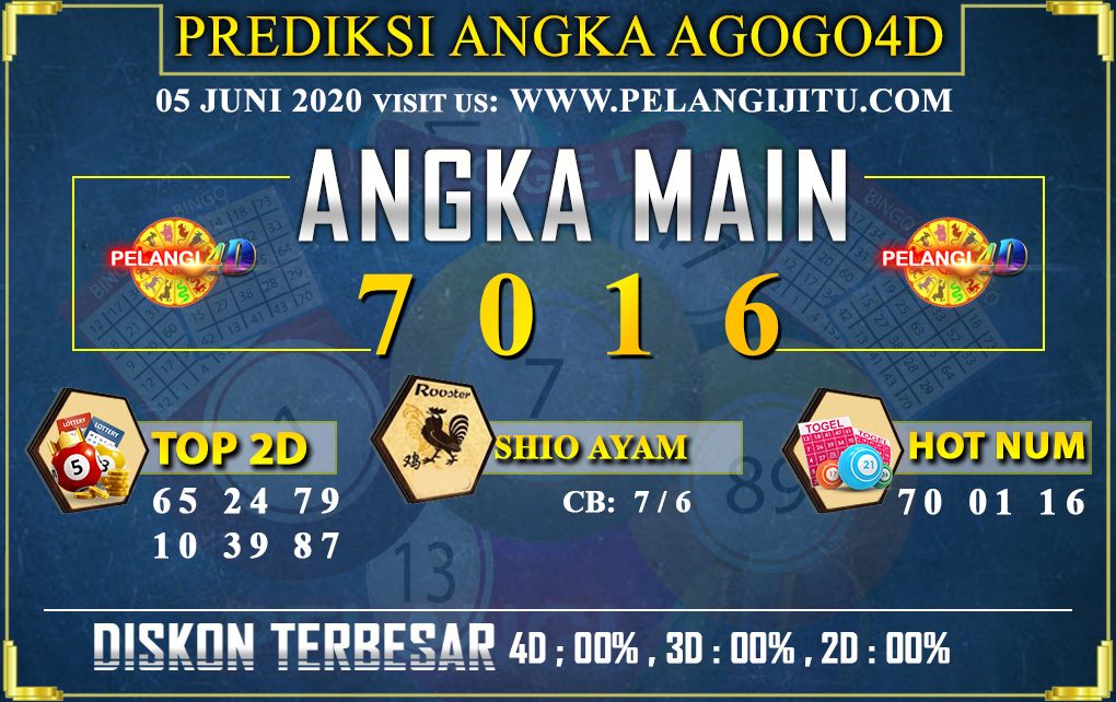 PREDIKSI TOGEL AGOGO4D 05 JUNI 2020