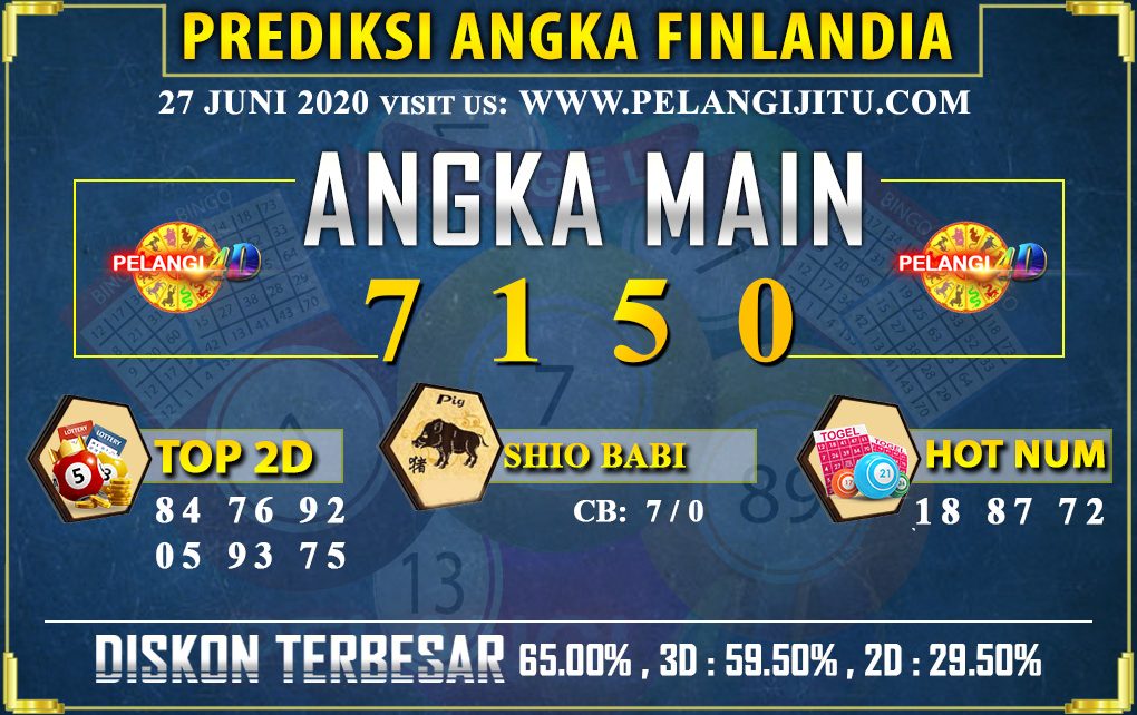 PREDIKSI TOGEL FINLANDIA LOTTERY 26 JUNI 2020