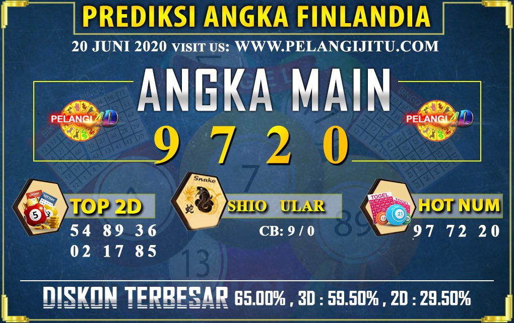 PREDIKSI TOGEL FINLANDIA LOTTERY 20 JUNI 2020