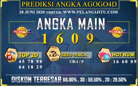 PREDIKSI TOGEL AGOGO4D 28 JUNI 2020