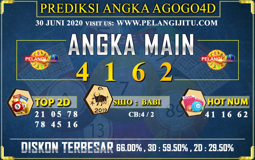 PREDIKSI TOGEL AGOGO4D 30 JUNI 2020