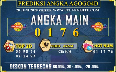 PREDIKSI TOGEL AGOGO4D 20 JUNI 2020