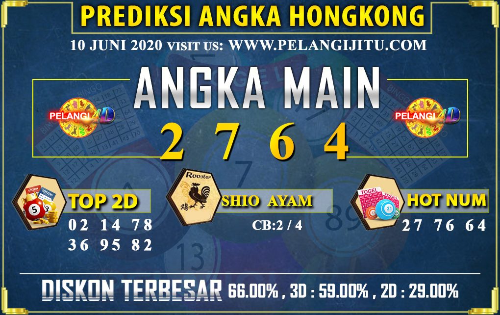 PREDIKSI TOGEL HONGKONG POOLS 10 JUNI 2020