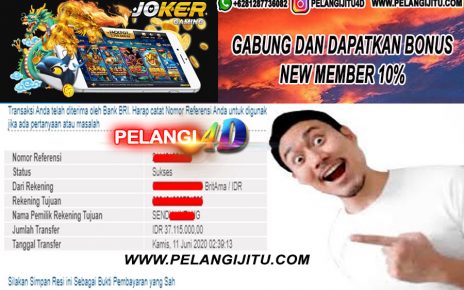 Member Pelangi4d Jackpot Slot 37.115.000.00