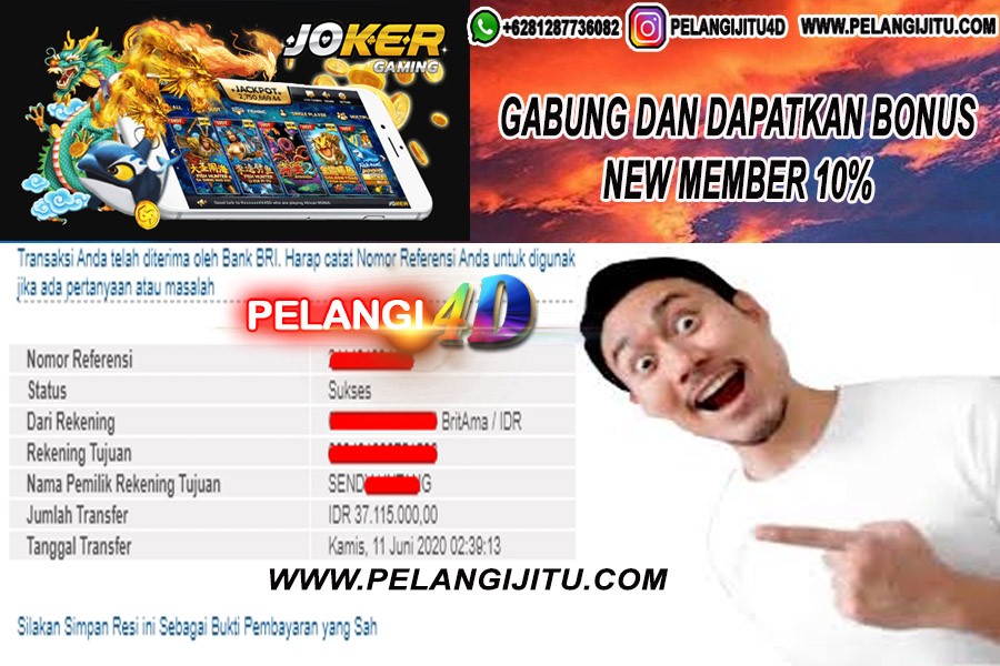 Member Pelangi4d Jackpot Slot 37.115.000.00
