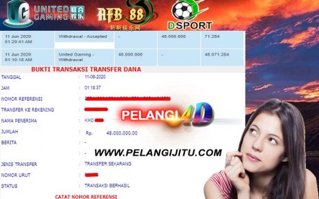 Member Pelangi4d Jackpot Sportbook 48jt