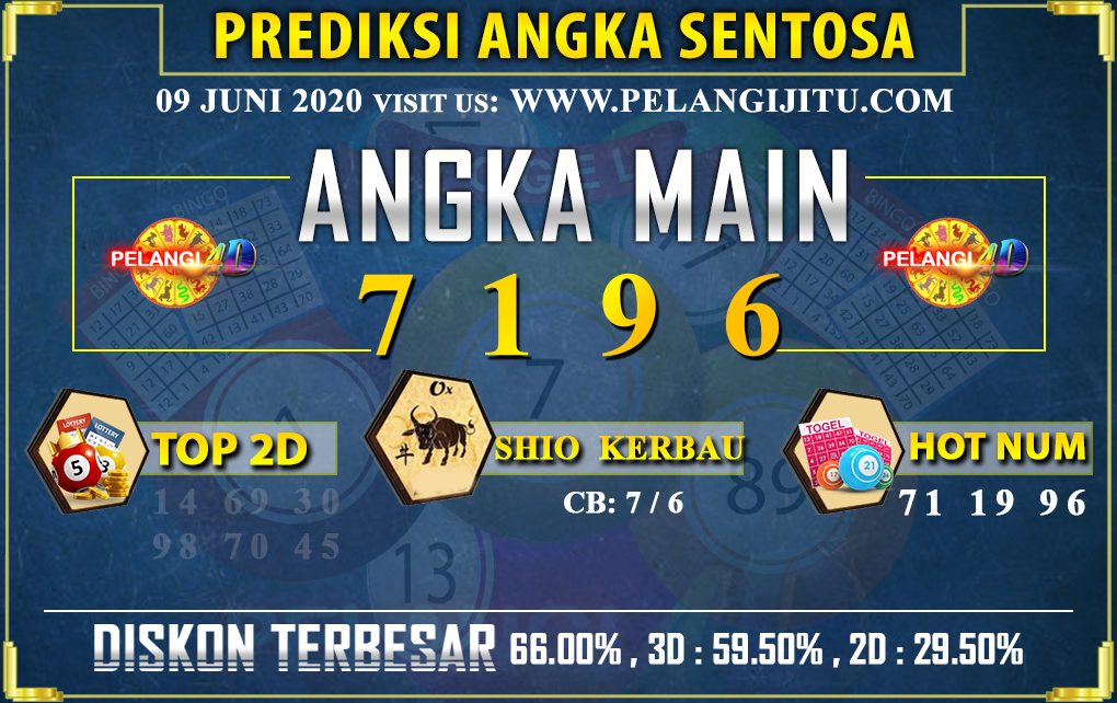 PREDIKSI TOGEL SENTOSA POOLS 09 JUNI 2020