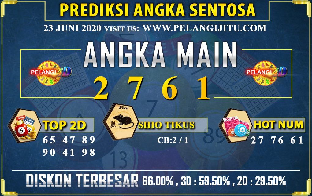 PREDIKSI TOGEL SENTOSA POOLS 23 JUNI 2020