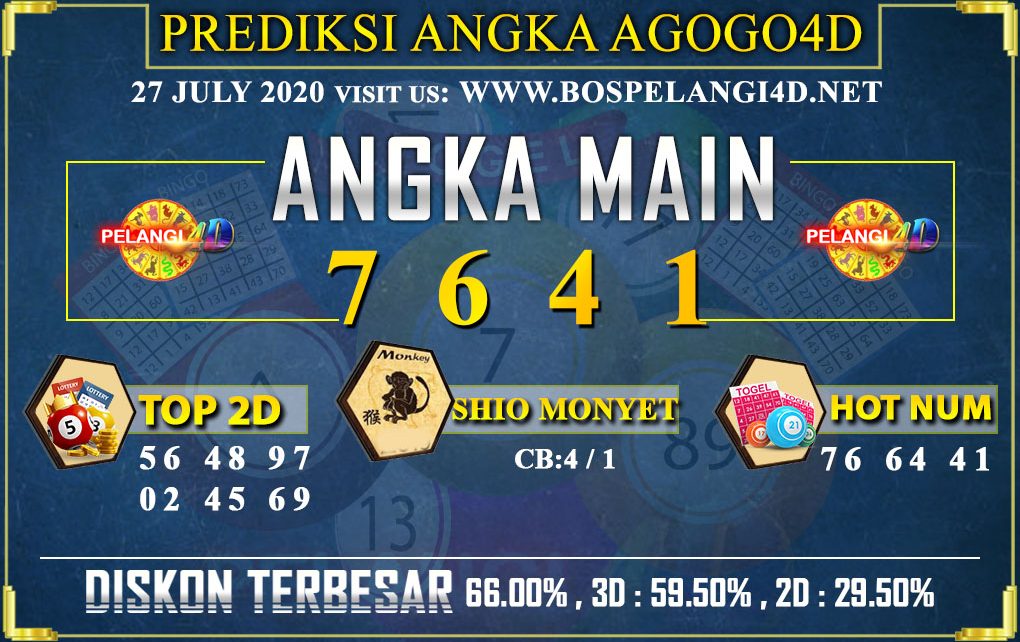 PREDIKSI TOGEL AGOGO4D 27 july 2020