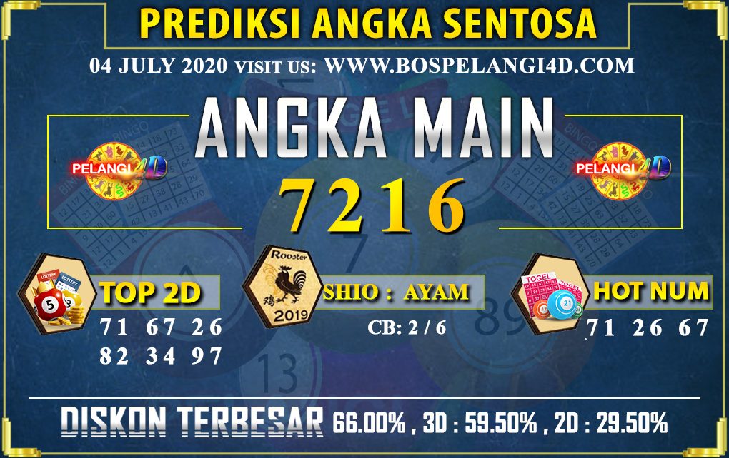 PREDIKSI TOGEL SENTOSA POOLS 04 july 2020