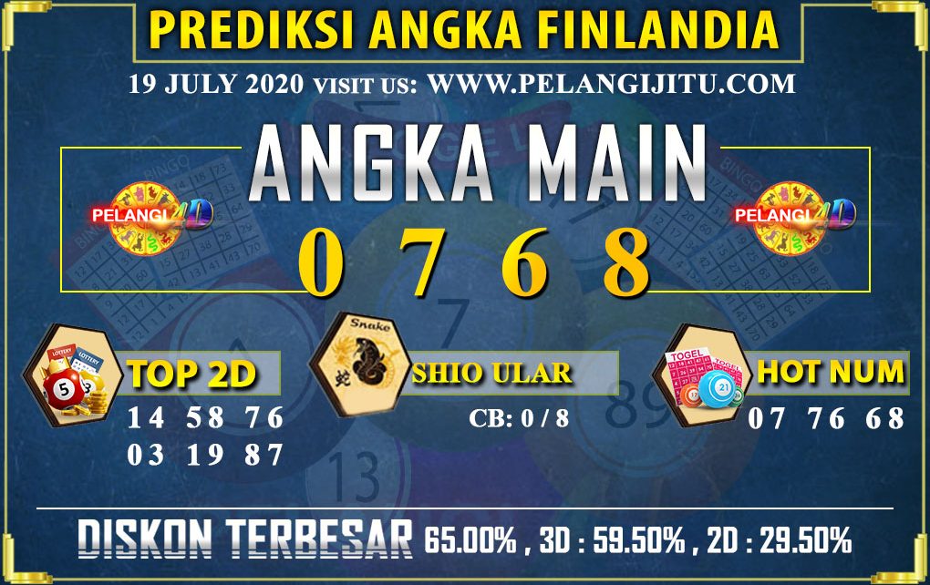 PREDIKSI TOGEL FINLANDIA LOTTERY 19 july 2020