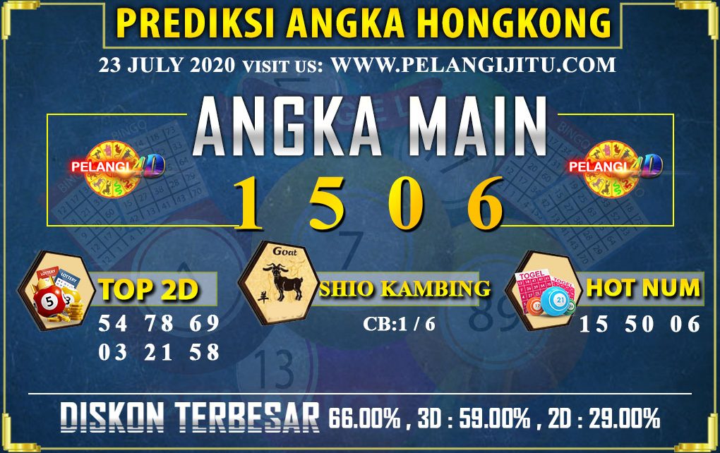 PREDIKSI TOGEL HONGKONG POOLS 23 july 2020