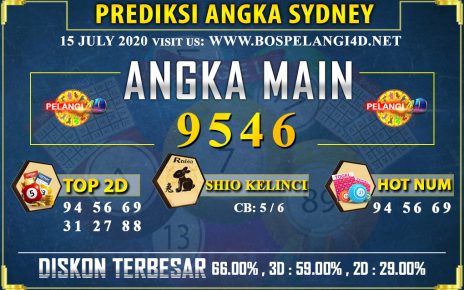 PREDIKSI TOGEL SYDNEY POOLS 15 july 2020