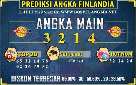 PREDIKSI TOGEL FINLANDIA POOLS 11 july 2020