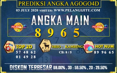 PREDIKSI TOGEL AGOGO4D 03 july 2020