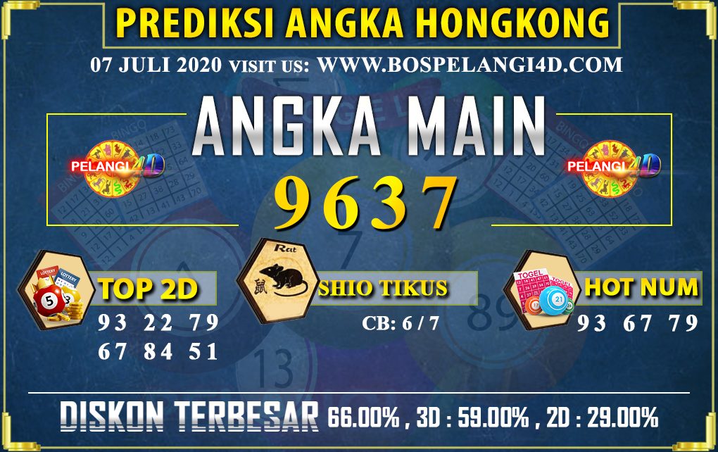 PREDIKSI TOGEL HONGKONG POOLS 07 july 2020