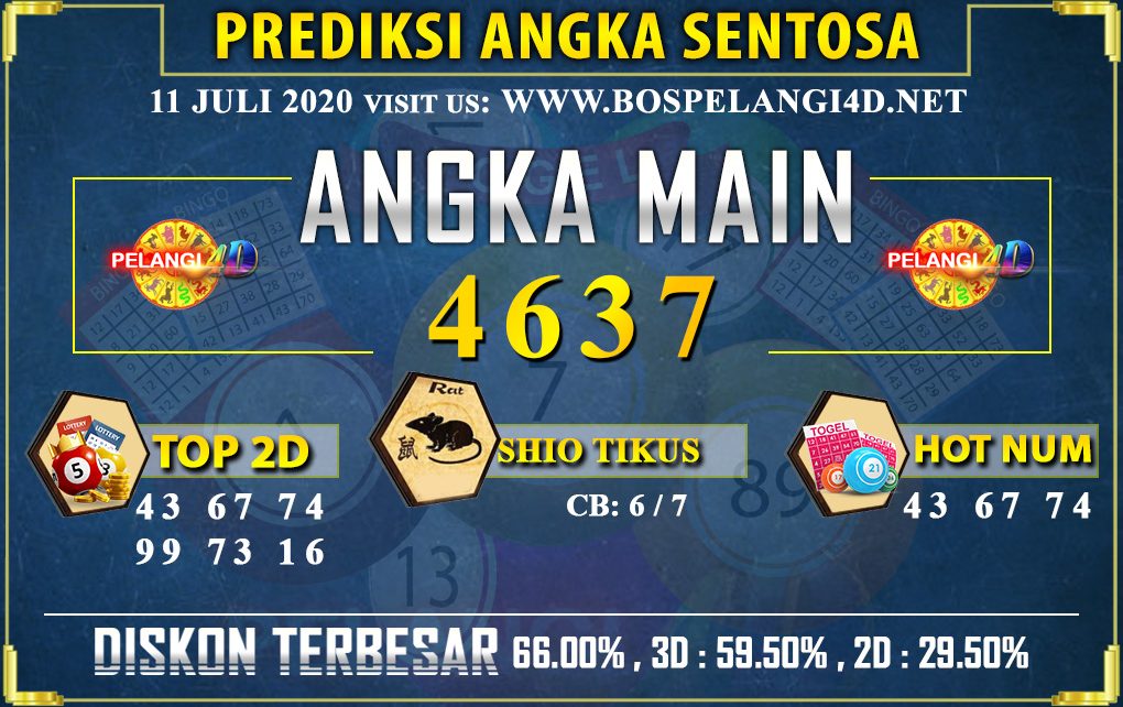 PREDIKSI TOGEL SENTOSA POOLS 11 july 2020